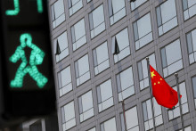 Čínska vlajka. FOTO: Reuters