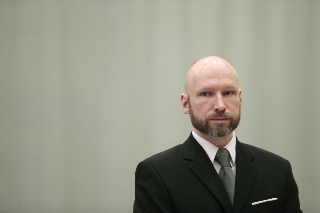 Odsúdený nórsky pravicový extrémista a masový vrah Anders Breivik. FOTO: TASR/AP