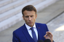 Francúzsky prezident Emmanuel Macron. FOTO: TASR/AP
