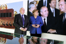 Michail Gorbačov a Angela Merkelová. FOTO: REUTERS