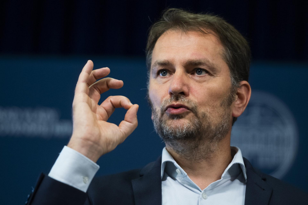 Minister financi&iacute; a predseda OĽANO Igor Matovič. FOTO: TASR/Jaroslav Nov&aacute;k