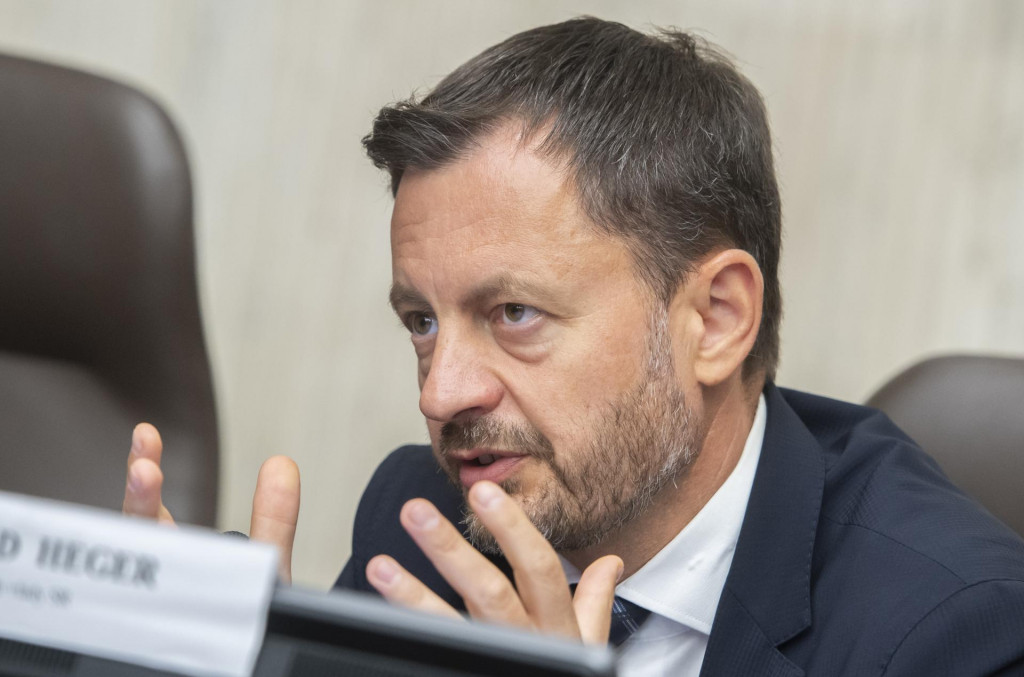 Premi&eacute;r Eduard Heger. FOTO: TASR/Martin Baumann