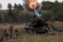 Boje v Doneckom regióne na Ukrajine. FOTO: Reuters