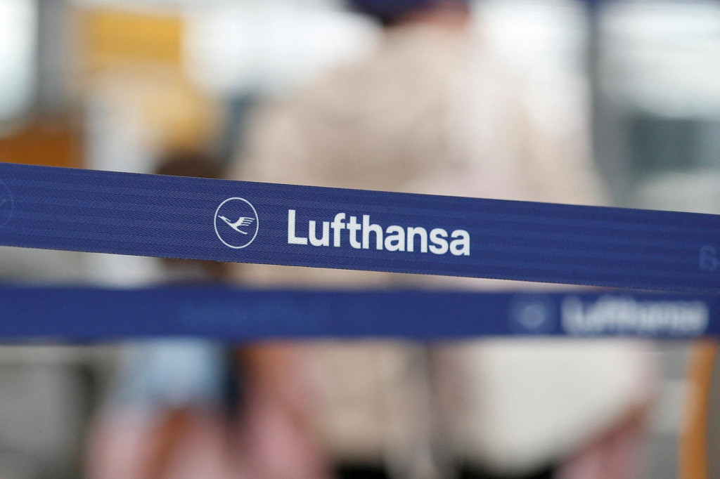 Logo nemeckej leteckej spoločnosti Lufthansa. FOTO: Reuters