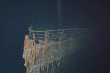 Čelo Titanicu na záberoch OceanGate Expeditions.