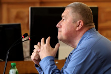 Bývalý špeciálny prokurátor Dušan Kováčik v pojednávacej miestnosti na Špecializovanom trestnom súde v Banskej Bystrici. FOTO: TASR/Ján Krošlák