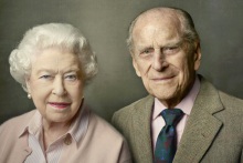 Kráľovná Alžbeta II. a princ Philip (2016).