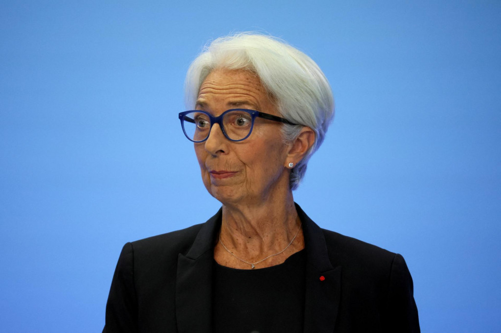 Prezidentka Európskej centrálnej banky Christine Lagardová.

FOTO: REUTERS

