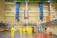 Zavážanie jadrového paliva do 3. bloku Atómových elektrární Mochovce. FOTO: TASR/Slovenské elektrárne