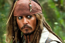 Jack Sparrow z filmovej série spoločnosti Disney.