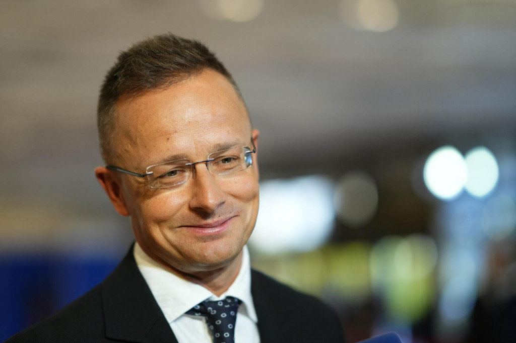 Maďarský minister zahraničných vecí Péter Szijjártó. FOTO: TASR/AP
