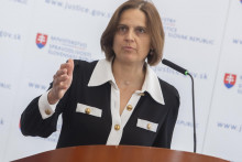 Končiaca ministerka spravodlivosti Mária Kolíková. FOTO: TASR/ Martin Baumann