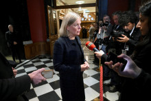 Švédska premiérka a líderka sociálnych demokratov Magdalena Anderssonová. FOTO: Reuters