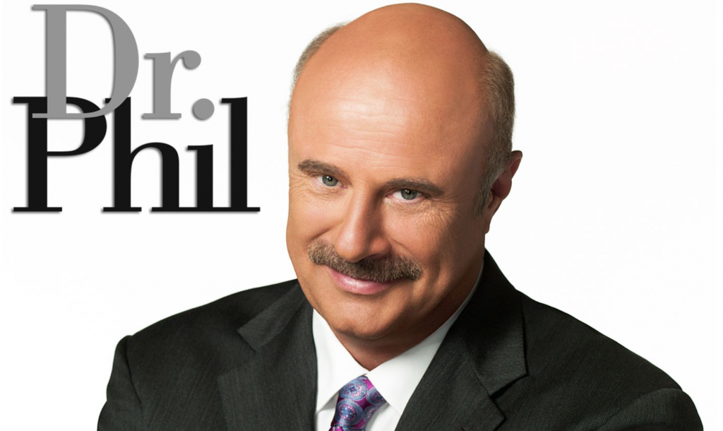 Dr. Phillip McGraw skrz americkú rovnomennú televíznu šou známy ako Dr. Phil