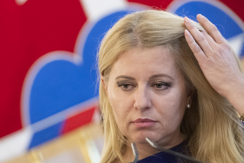Prezidentka Zuzana Čaputov&aacute;. FOTO: TASR/Martin Baumann