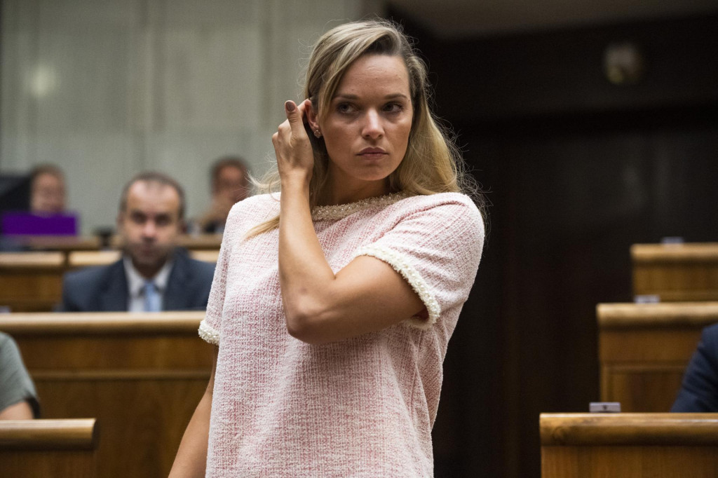 Nezaraden&aacute; poslankyňa Romana Tab&aacute;k. FOTO: TASR/Jaroslav Nov&aacute;k