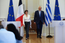 Grécky minister zahraničných vecí Nikos Dendias. FOTO: Reuters