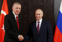 Erdogan a Putin. FOTO: REUTERS