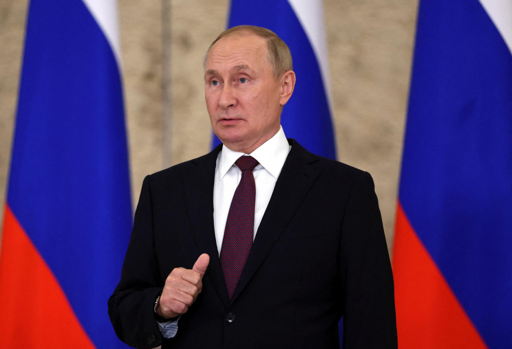 Rusk&yacute; prezident Vladimir Putin. FOTO: Reuters