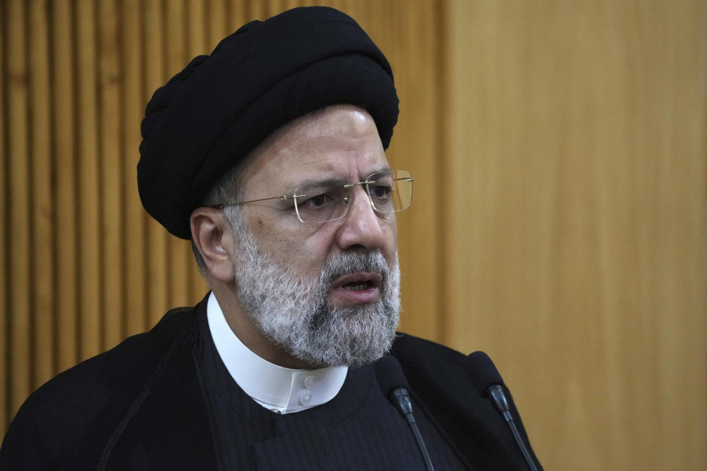 IIránsky prezident Ebráhím Raísí. FOTO TASR/AP
