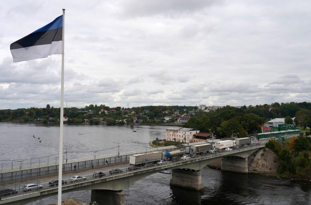 Hraničný priechod medzi Estónskom a Ruskom. FOTO: Reuters