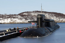 Ruská ponorka Jekaterinburg s jadrovým pohonom. FOTO: Reuters