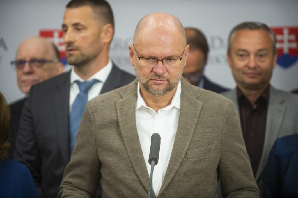 Poslanci za stranu SaS. FOTO: TASR/Jakub Kotian