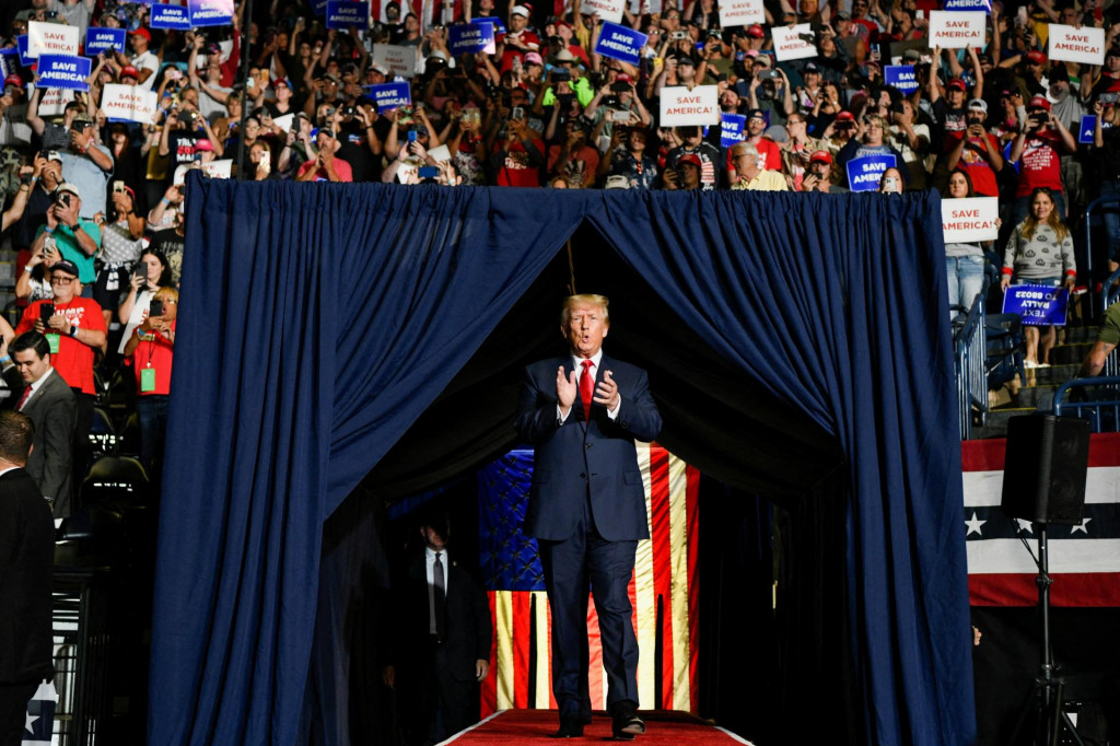 Bývalý americký prezident Donald Trump v Youngstowne v štáte Ohio. FOTO: Reuters