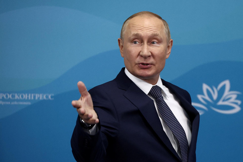 Rusk&yacute; prezident Vladimir Putin. FOTO: Reuters