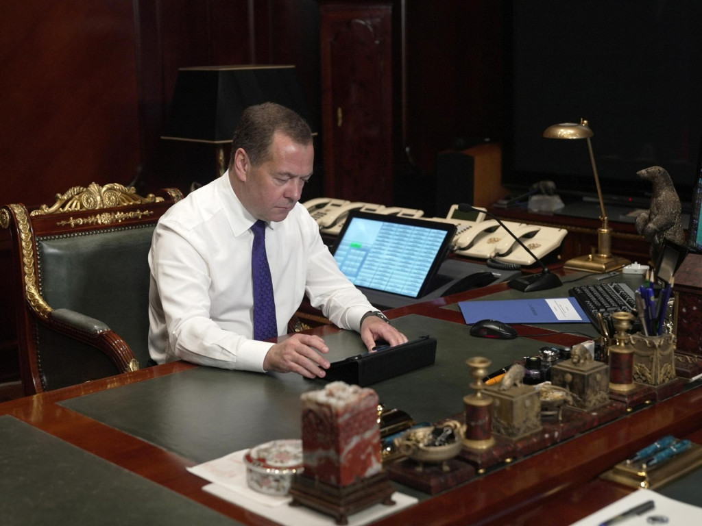 Bývalý ruský prezident Dmitrij Medvedev. FOTO: TASR/AP
