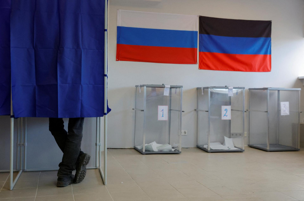 Referendum na Ukrajine. FOTO: Reuters