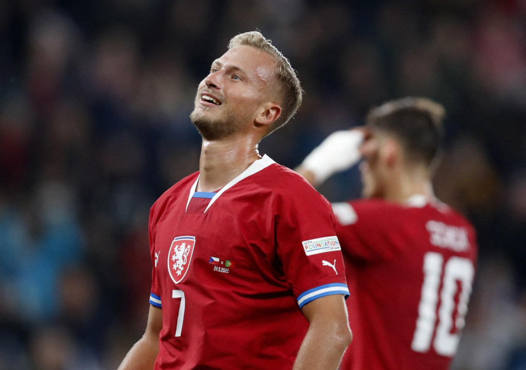 Českí futbaloví reprezentanti. FOTO: Reuters
