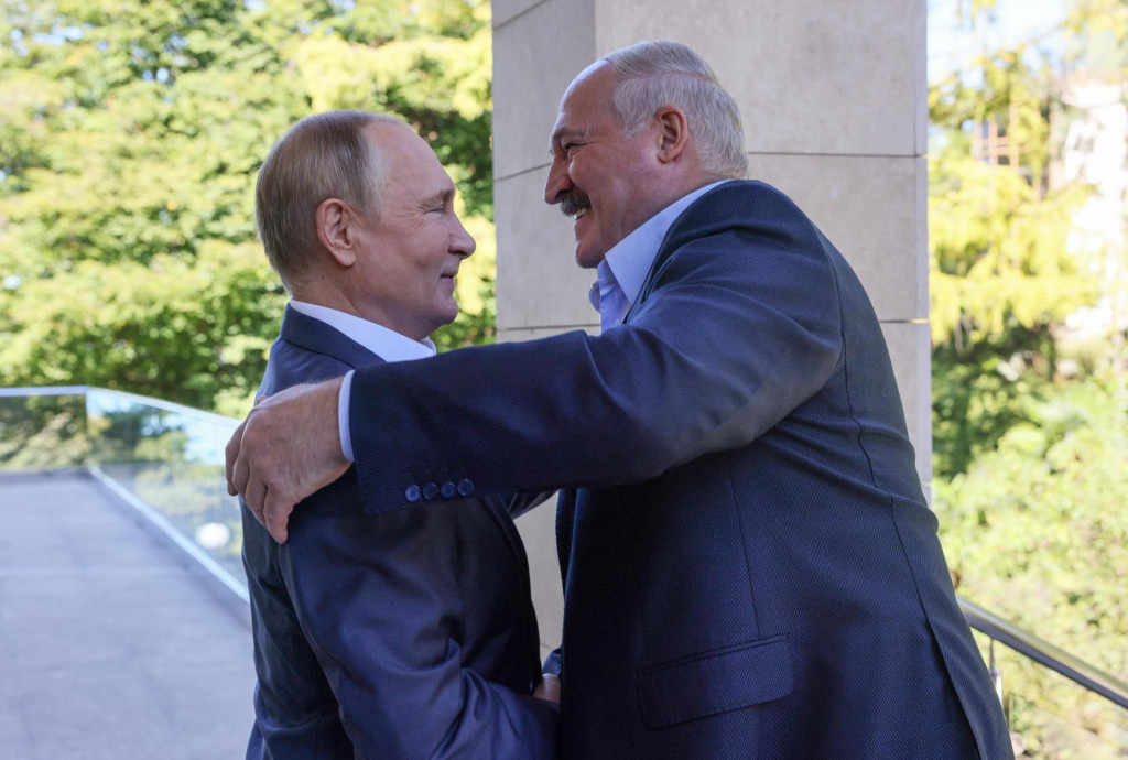 Putin a Lukašenko. FOTO: REUTERS
