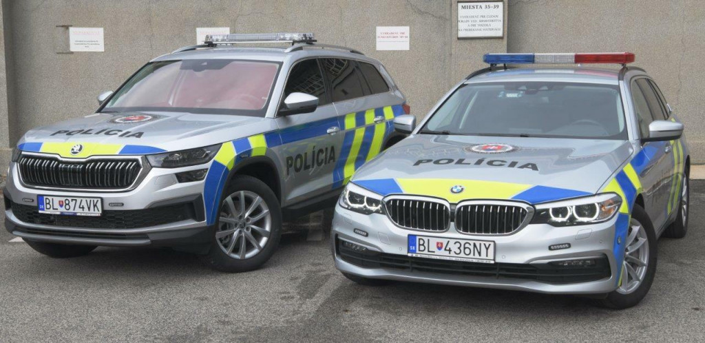 Nové vozidlá policajného zboru na Slovensku.