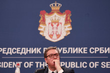 Srbský prezident Aleksandar Vučič. FOTO: REUTERS