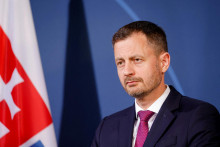 Slovenský premiér Eduard Heger. FOTO: Reuters