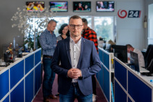 Šéfredaktor novej spravodajskej stanice JOJ 24 Dárius Haraksin.