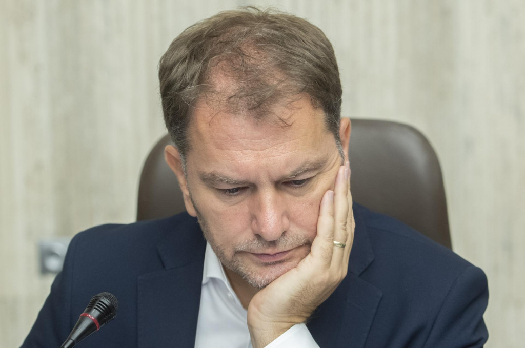 Igor Matovič chýbal v parlamente pri svojom odvolávaní. FOTO: TASR/Martin Baumann