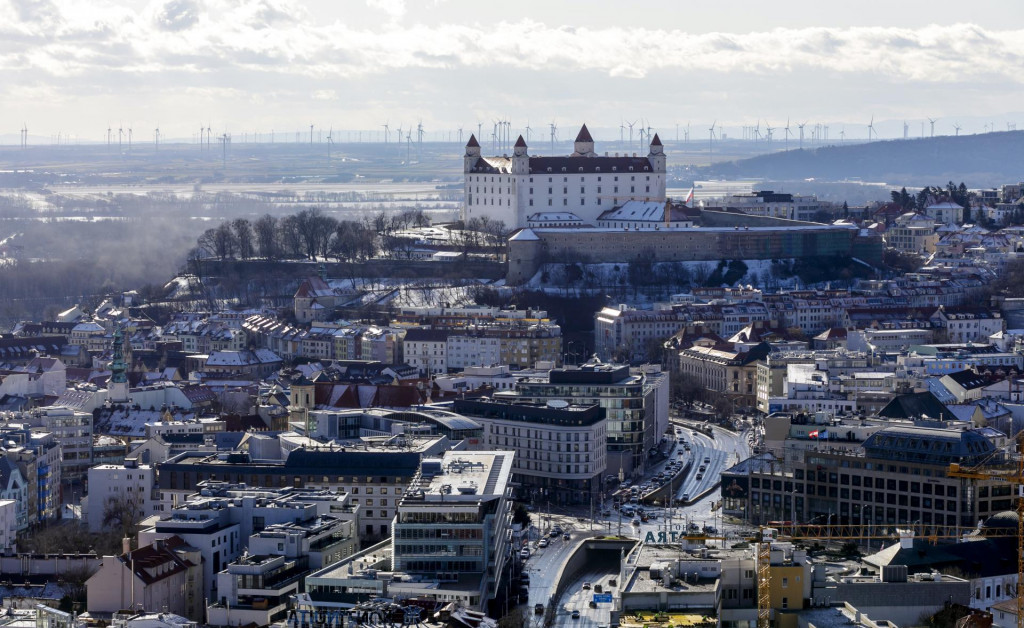 Výhľad na Bratislavu. FOTO TASR/Dano Veselský