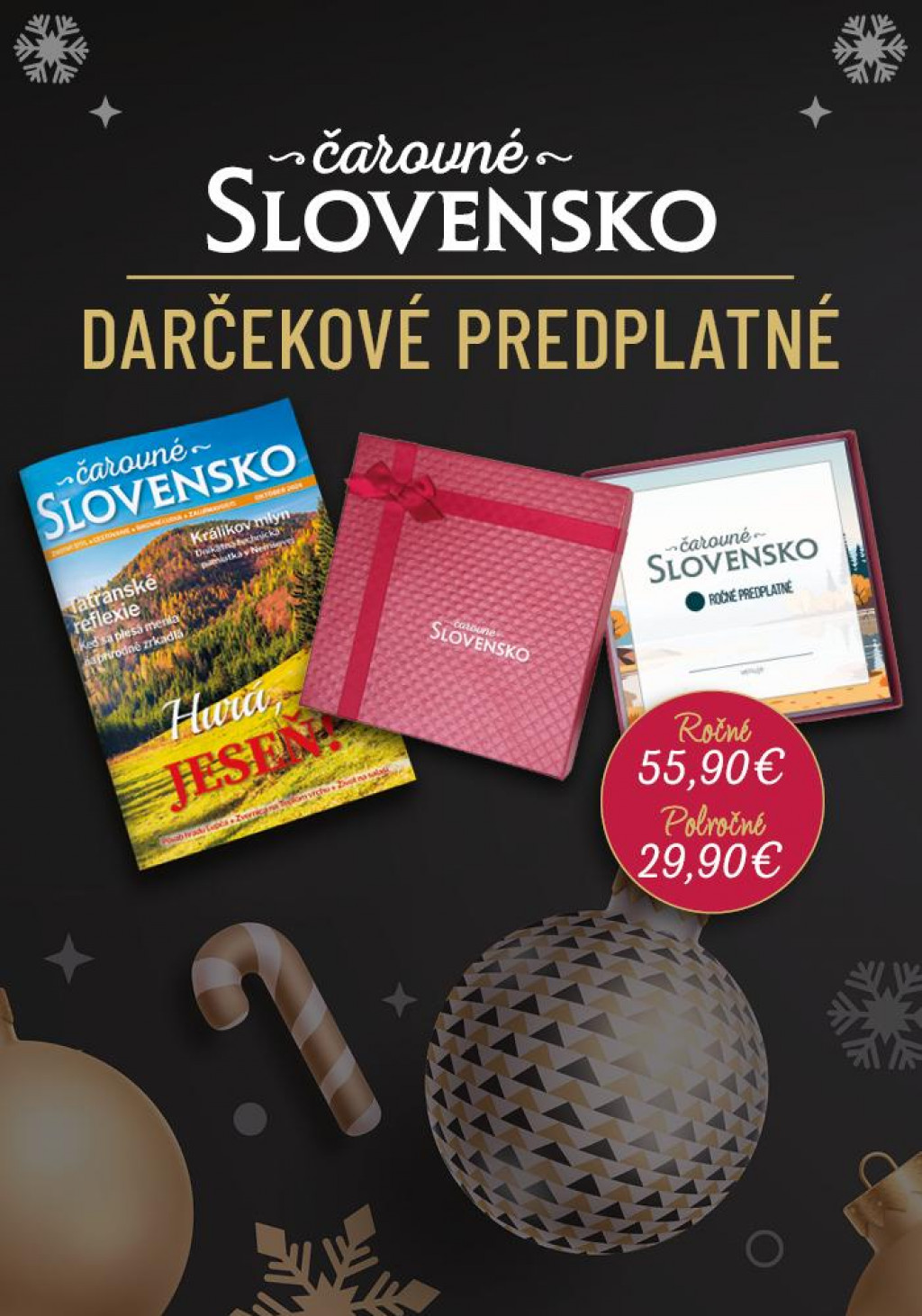 Čarovné Slovensko darčekové predplatné