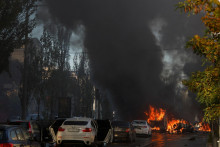 Následky ruských útokov na Ukrajine. FOTO: Reuters