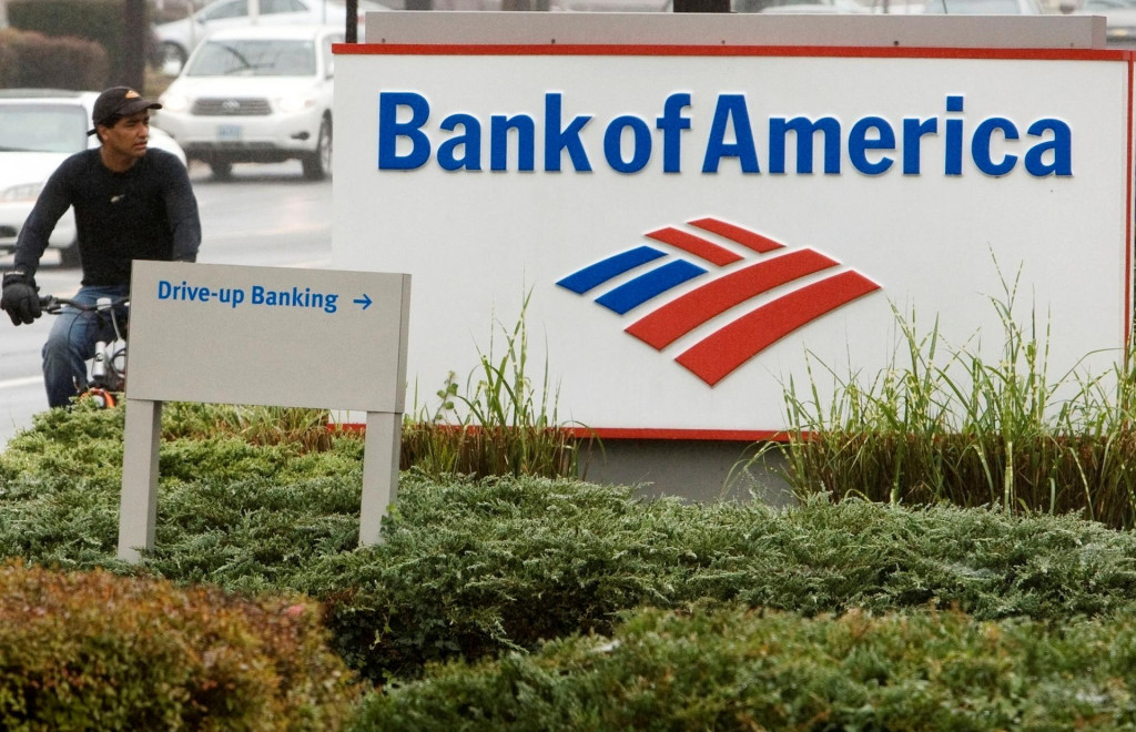 Bank of America patrí medzi najväčšie americké banky. Pobočku má aj vo Viedni v štáte Virgínia. FOTO: Reuters