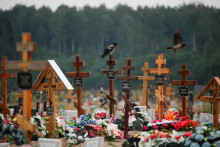 Cintorín v Rusku, ilustračný obrázok. FOTO: Reuters