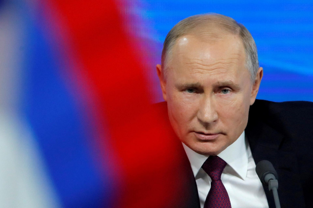 Rusk&yacute; prezident Vladimir Putin. FOTO: Reuters