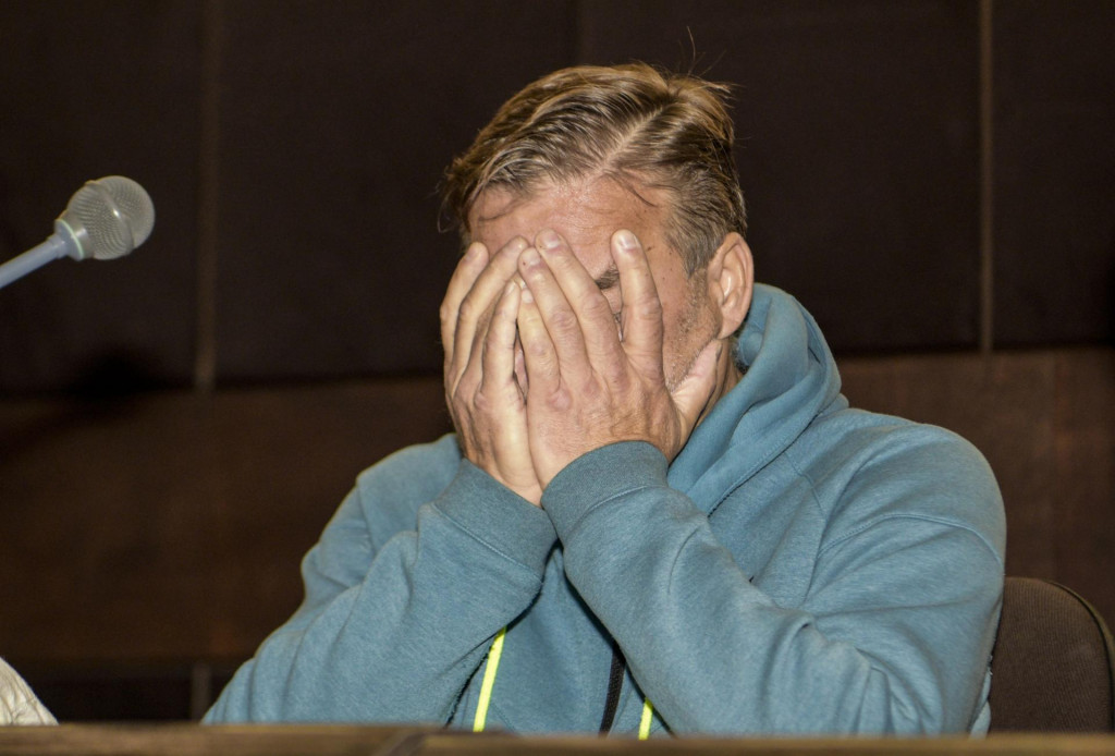 Obvinen&yacute; Du&scaron;an Dědeček na Krajskom s&uacute;de v Bratislave. FOTO: TASR/Pavol Zachar
