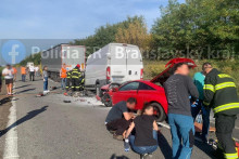 Nehoda na diaľnici D2. FOTO: Facebook polície/Bratislavský kraj