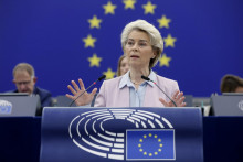 Predsedníčka Európskej komisie Ursula von der Leyenová. FOTO: TASR/AP
