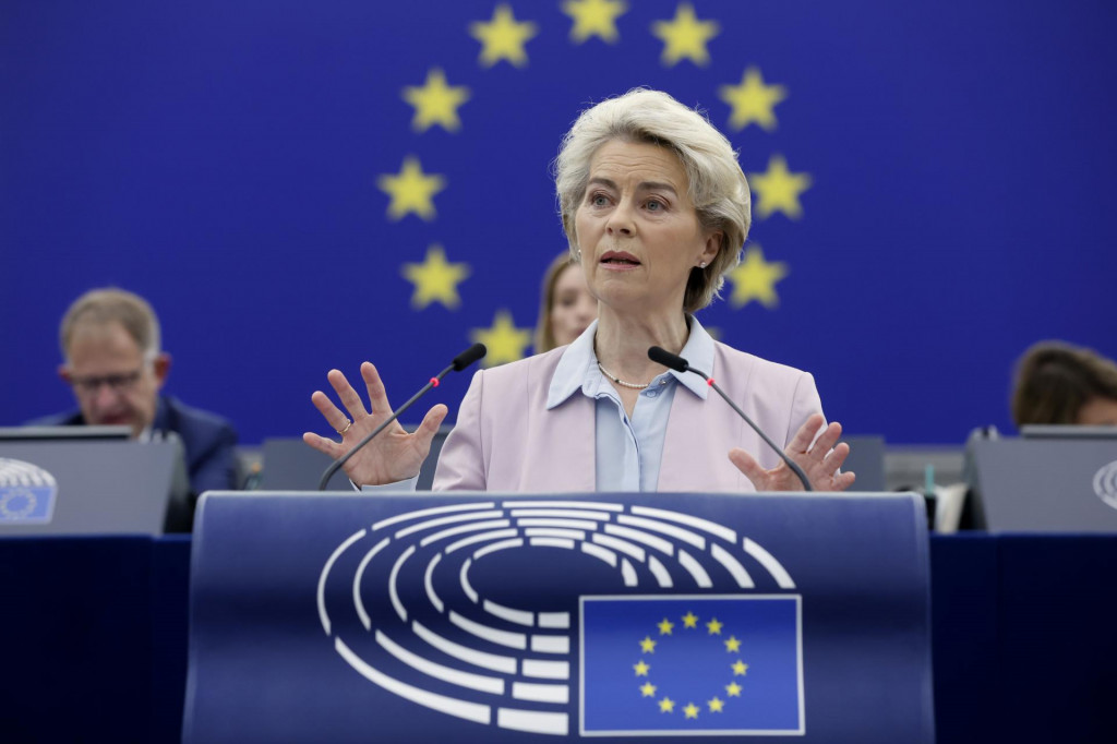 Predsedníčka Európskej komisie Ursula von der Leyenová. FOTO: TASR/AP

