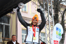 Petra Vlhová je v posledných rokoch už svetovou lyžiarskou hviezdou. FOTO: TASR/J. Krošlák