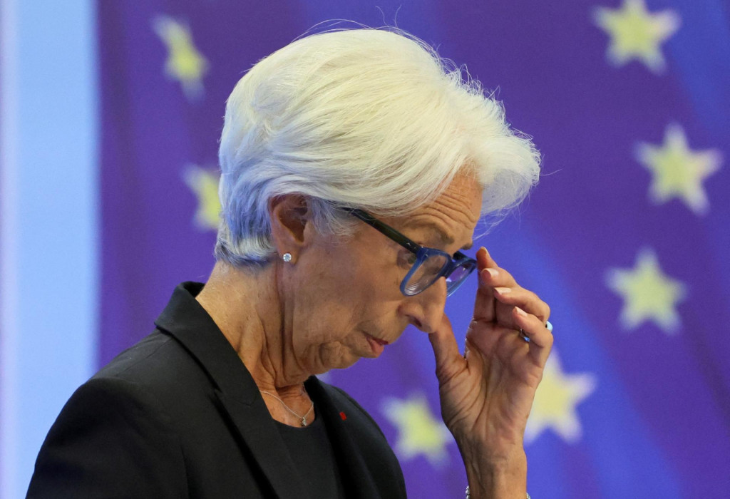 Prezidentka ECB Christine Lagardová už po júlovom zasadnutí Rady guvernérov vedela, že cesta zvyšovania úrokových sadzieb je nevyhnutná. FOTO: Reuters